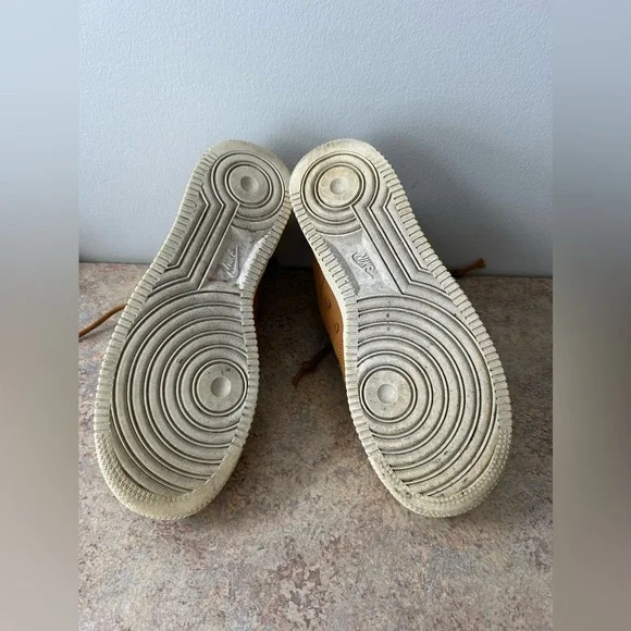 Nike Air SF AF1  Brown canvas high top sneakers size 5Y - Picture 9 of 12